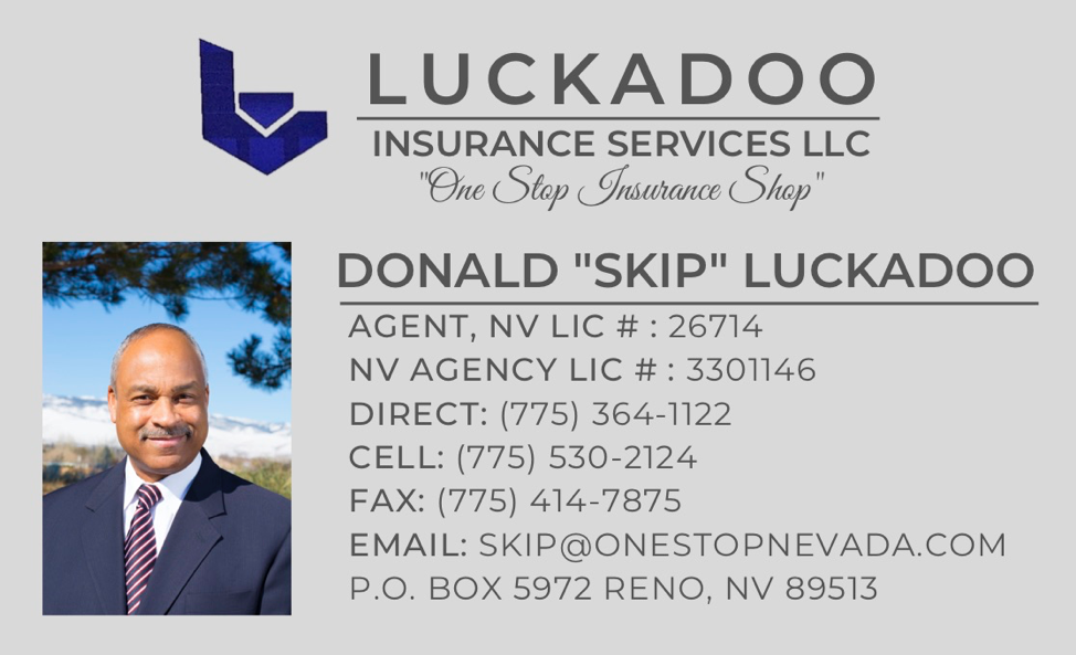 Donald Luckadoo business card
