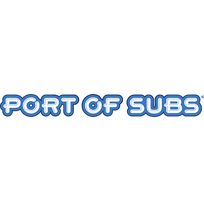 Port of Subs Words in a White Background