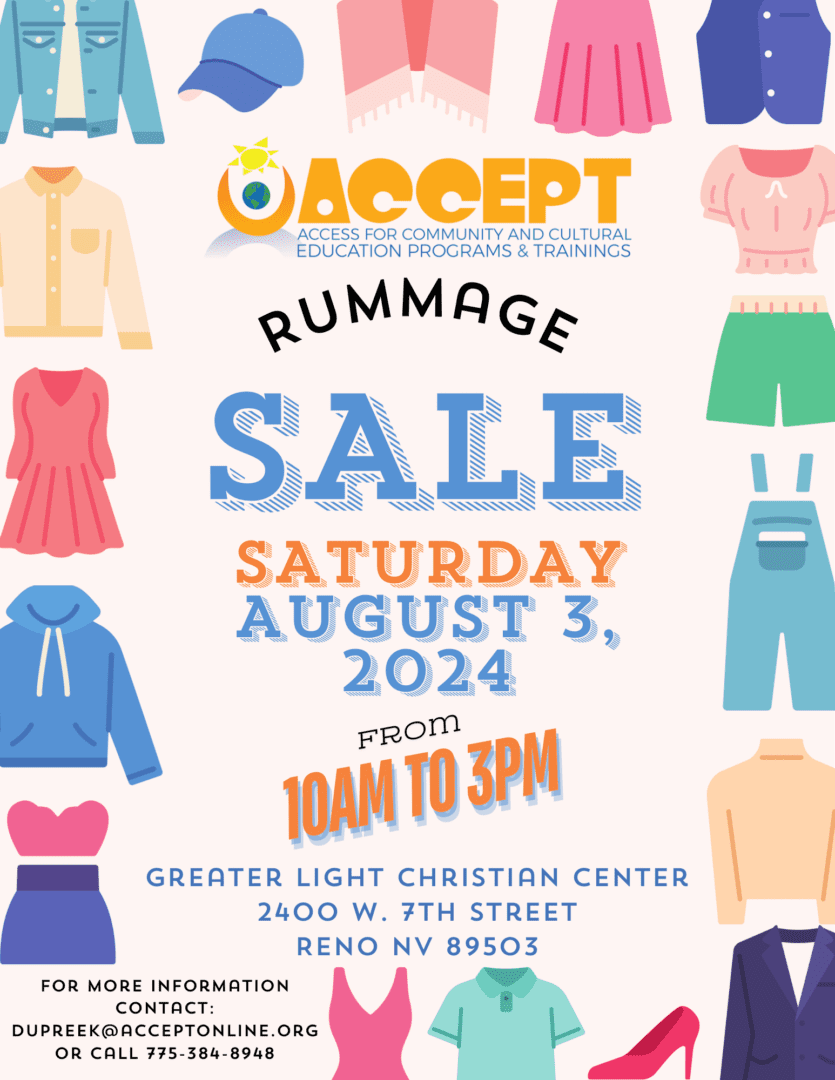 Rummage Sale Advertisement flyer